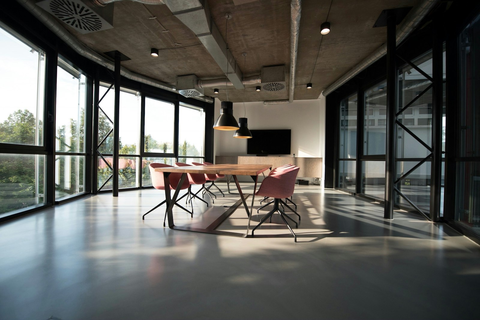 Bright office where an account plan is reviewed